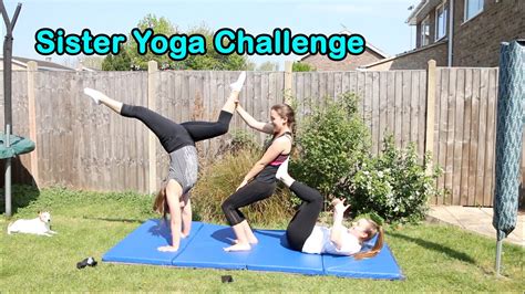 stepsister yoga|SISTER YOGA CHALLENGE!!